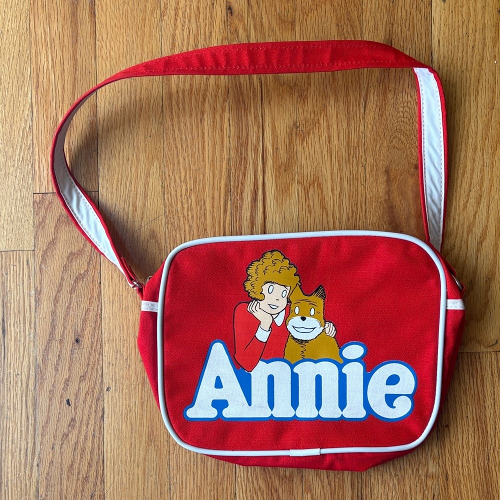 Little Orphan Annie Red Crossbody Bag